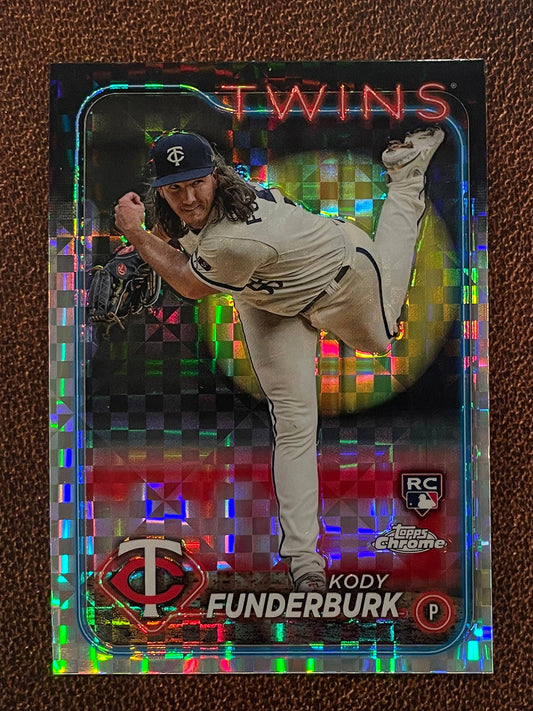 Kody Funderburk - 2024 Topps Chrome - XFractor - Twins