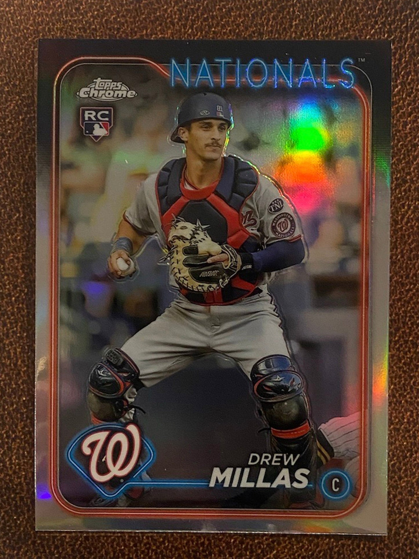 Drew Millas - 2024 Topps Chrome - Refractor - Nationals