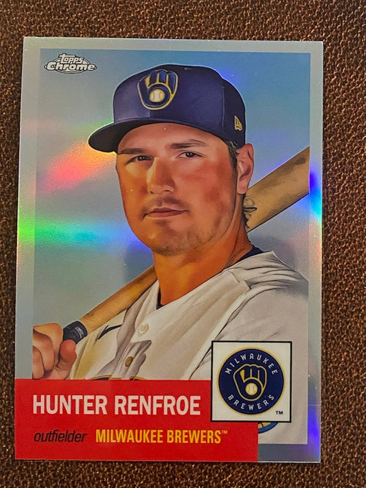 Hunter Renfroe - 2022 Topps Chrome Platinum Anniversary - Refractor - Brewers