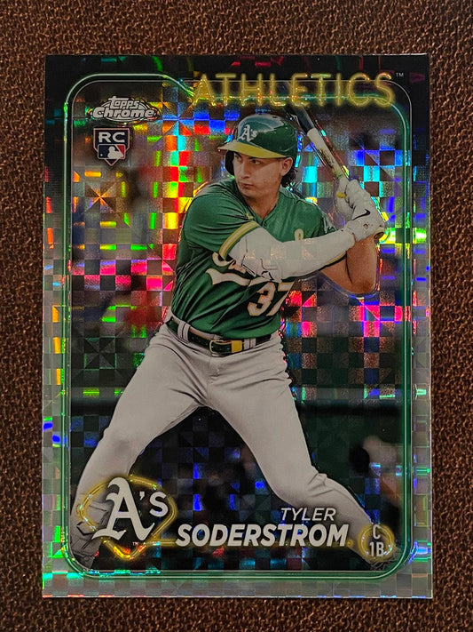 Tyler Soderstrom - 2024 Topps Chrome - XFractor - Athletics