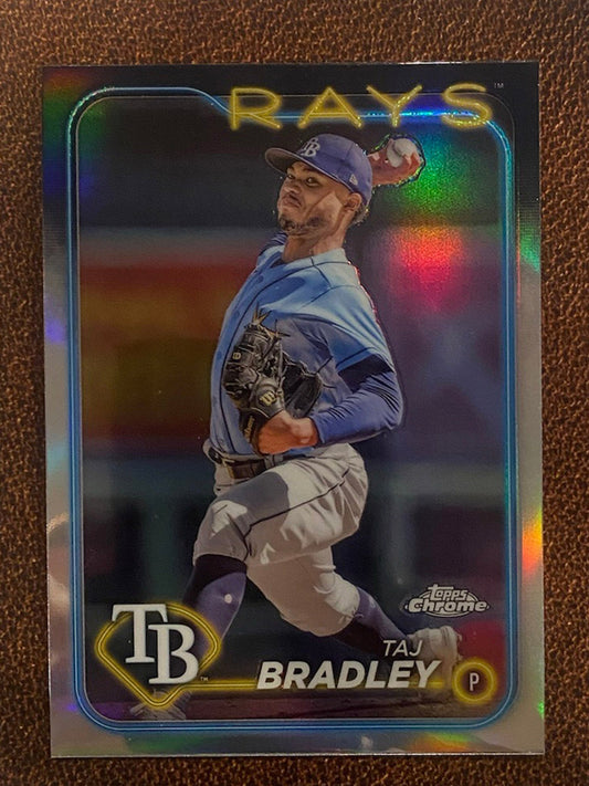 Taj Bradley - 2024 Topps Chrome - Refractor - Rays