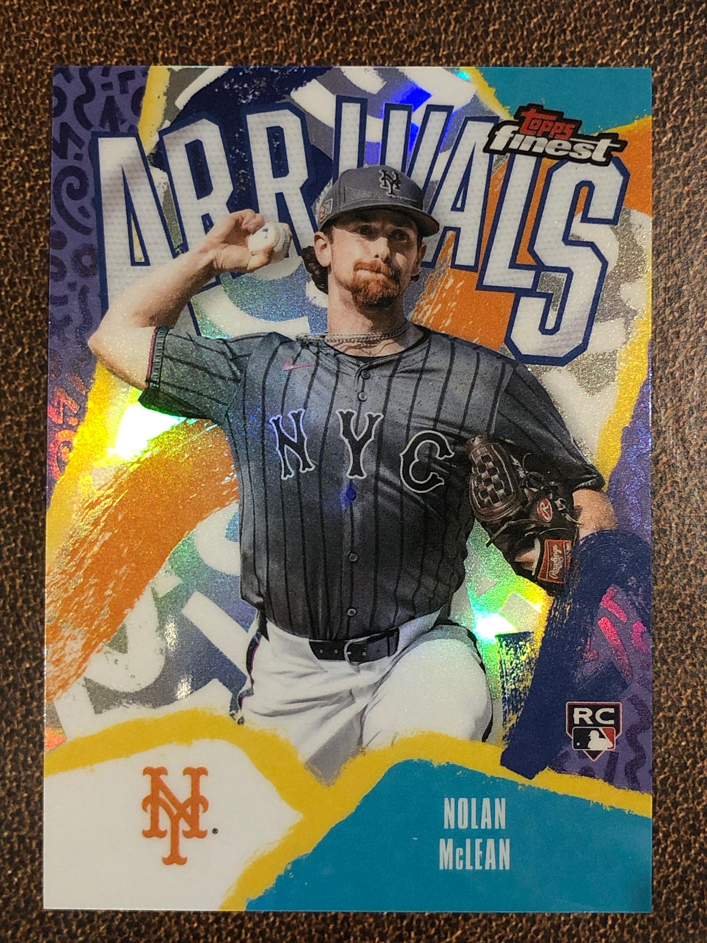 Nolan McLean - 2026 Topps Finest - Arrivals Refractor - Mets