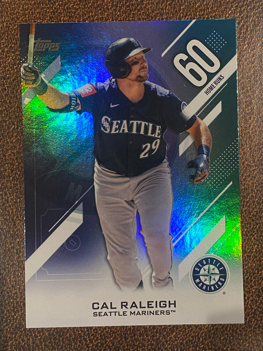 Cal Raleigh - 2026 Topps Series 2 - Crooked Numbers - Mariners
