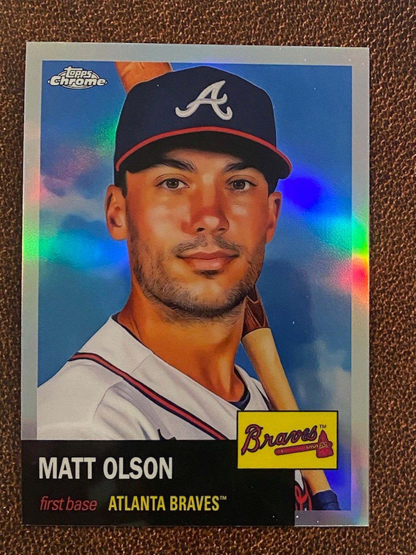 Matt Olson - 2022 Topps Chrome Platinum Anniversary - Refractor - Braves