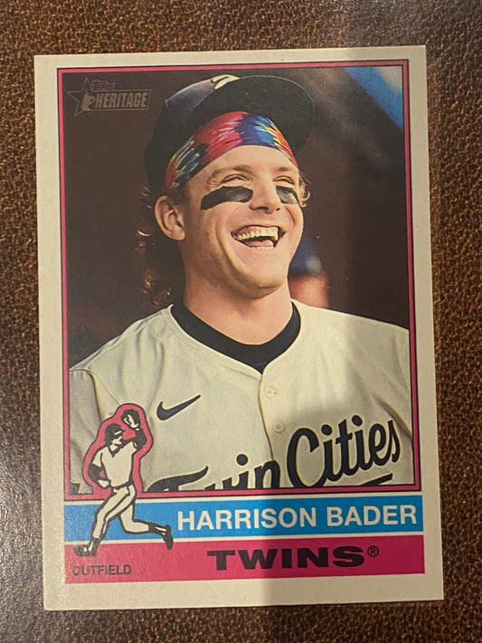 Harrison Bader - 2025 Topps Heritage High Number - Short Print - Phillies