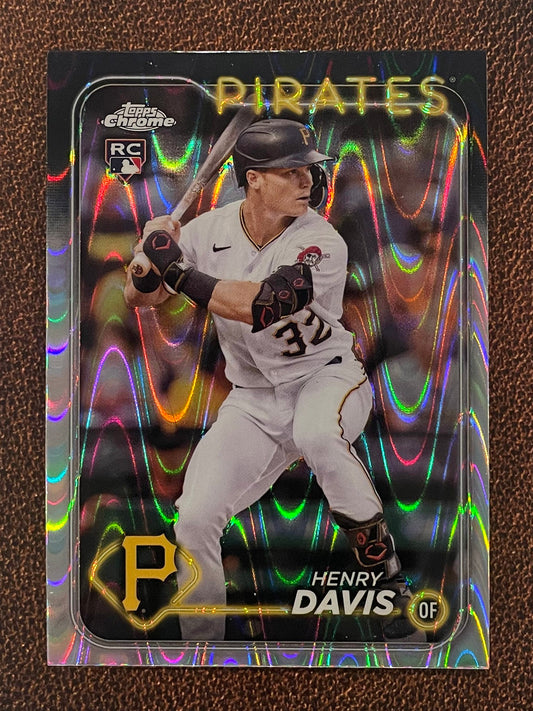 Henry Davis - 2024 Topps Chrome - Raywave Refractor - Pirates