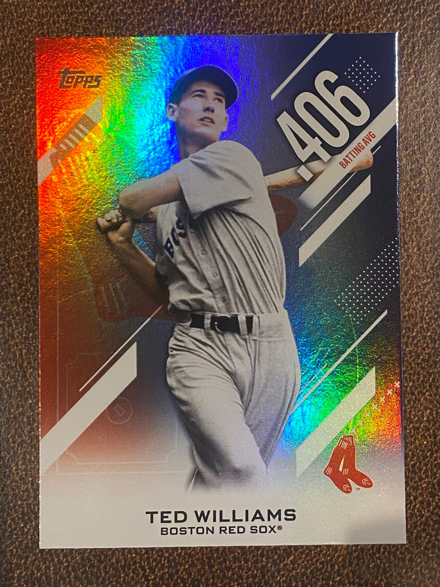 Ted Williams - 2026 Topps Series 2 - Crooked Numbers - Red Sox