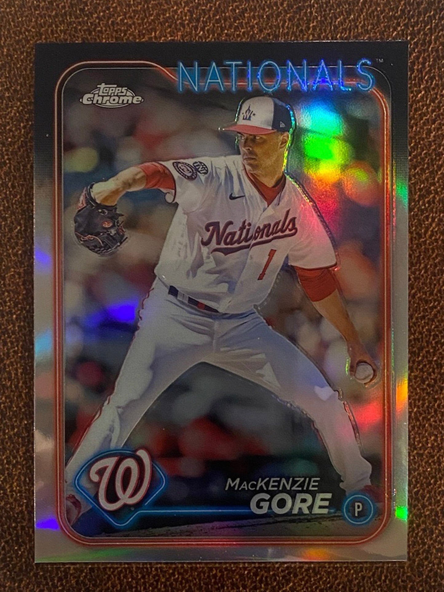 MacKenzie Gore - 2024 Topps Chrome - Refractor - Nationals