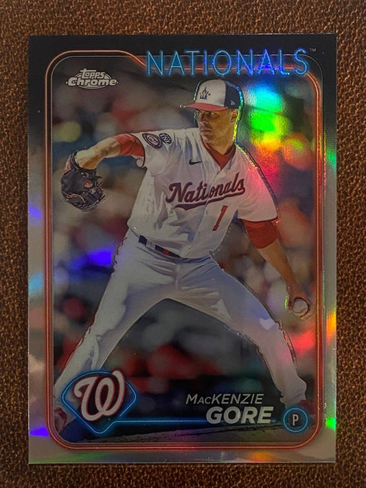 MacKenzie Gore - 2024 Topps Chrome - Refractor - Nationals