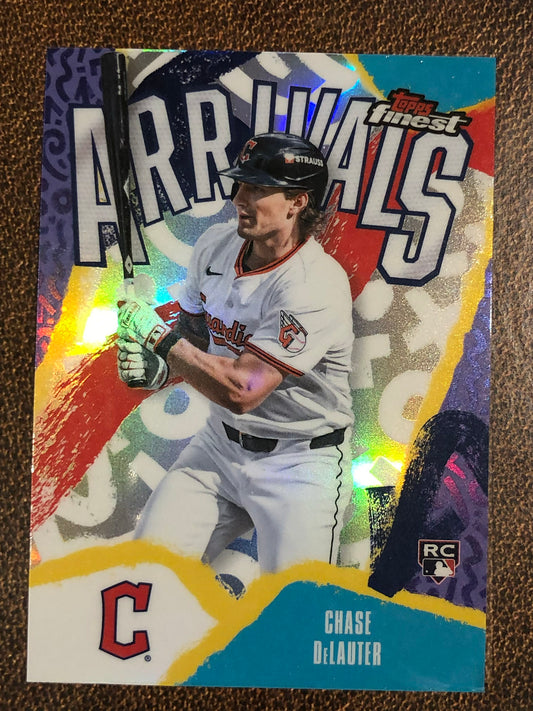 Chase DeLauter - 2026 Topps Finest - Arrivals Refractor - Guardians