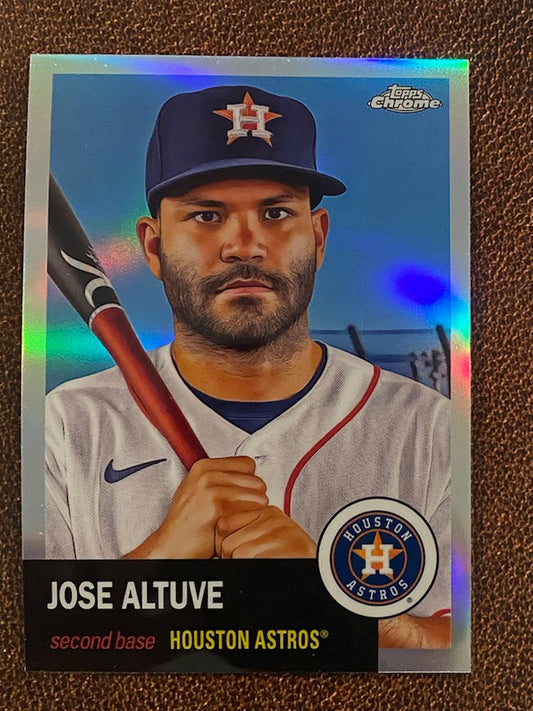 Jose Altuve - 2022 Topps Chrome Platinum Anniversary - Refractor - Astros