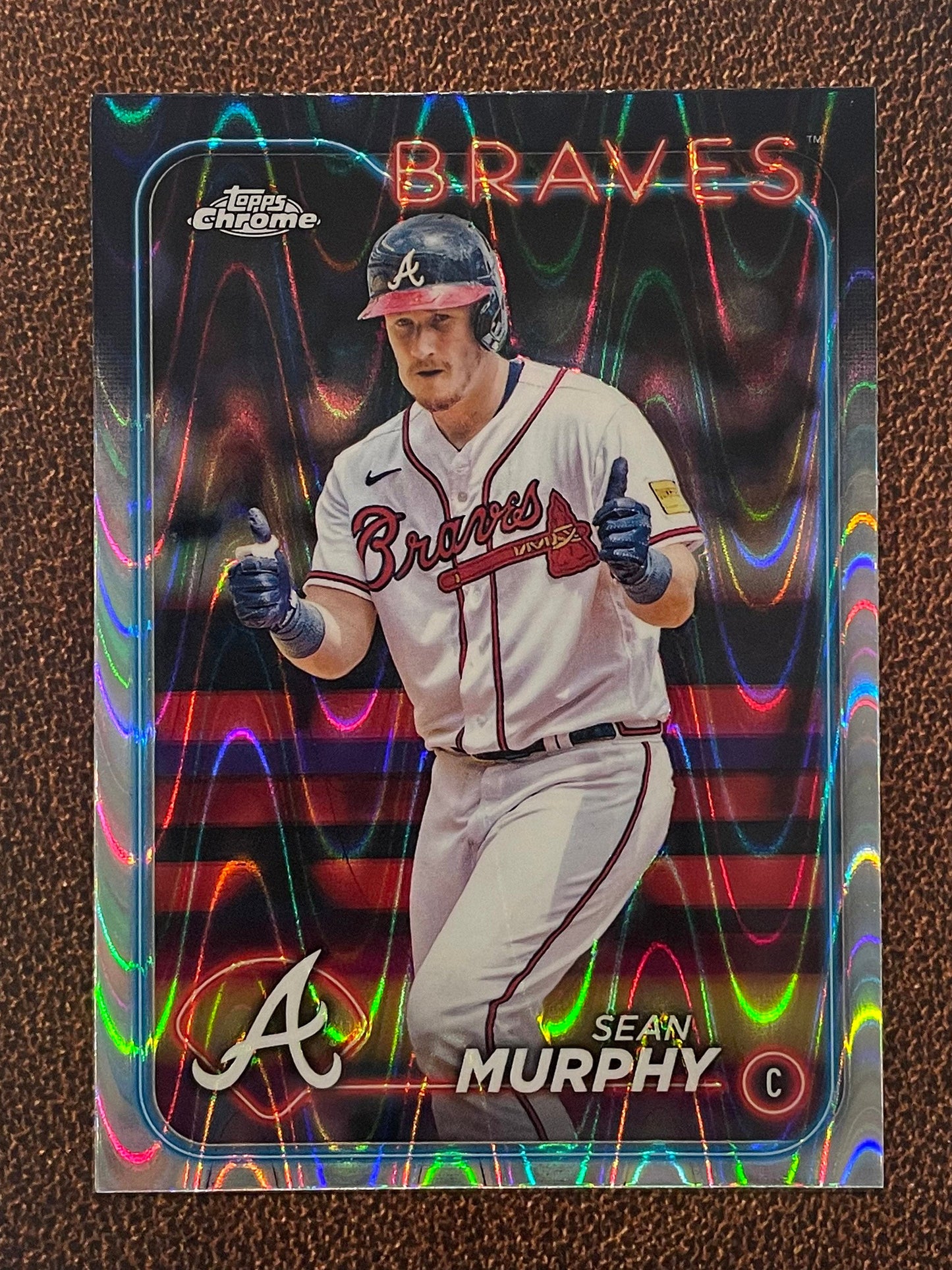 Sean Murphy - 2024 Topps Chrome - Raywave Refractor - Braves