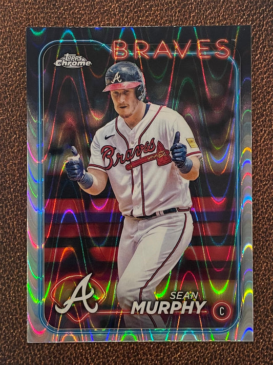 Sean Murphy - 2024 Topps Chrome - Raywave Refractor - Braves