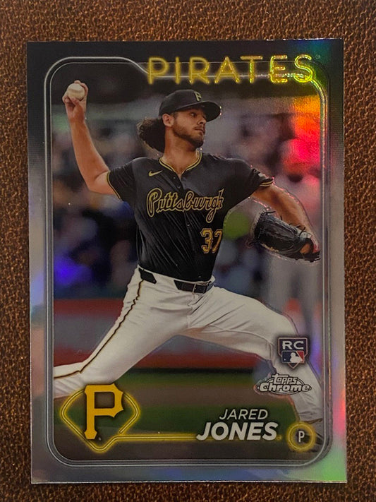 Jared Jones - 2024 Topps Chrome - Refractor - Pirates