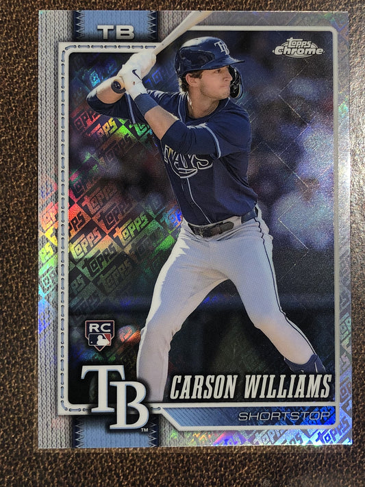 Carson Williams - 2026 Topps Chrome - Fanatics Topps Foil - Rays