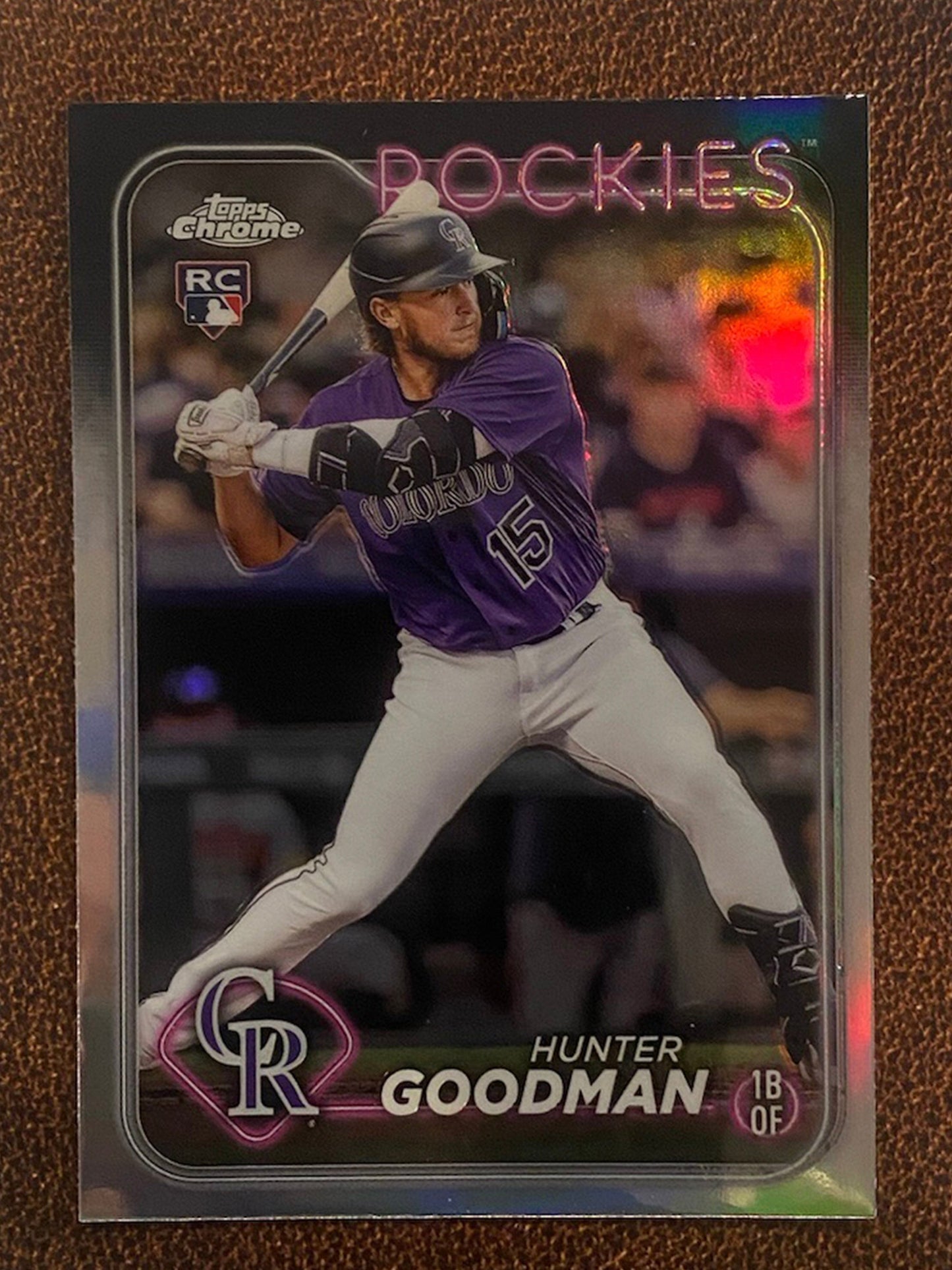 Hunter Goodman - 2024 Topps Chrome - Refractor - Rockies