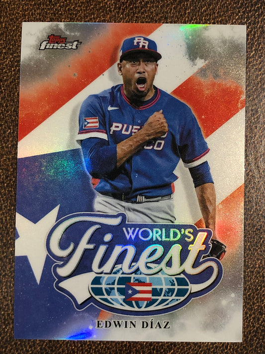 Edwin Diaz - 2026 Topps Finest - World's Finest Refractor - Dodgers