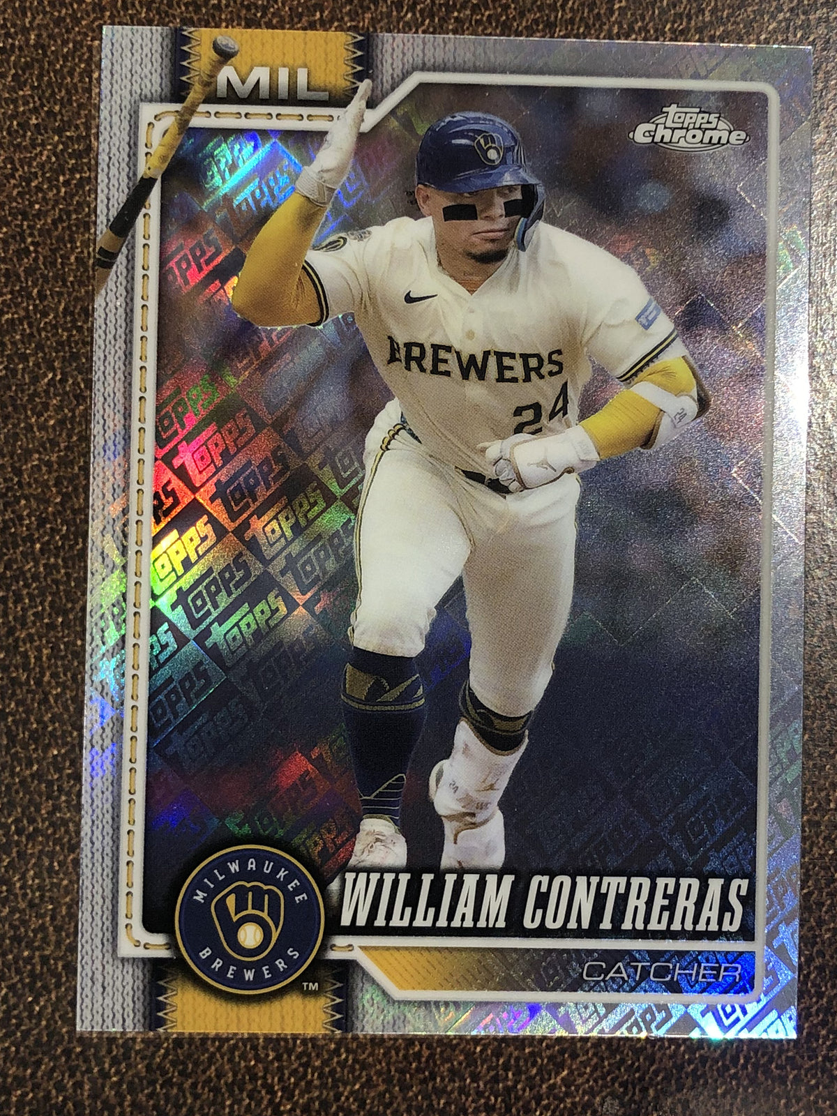 William Contreras - 2026 Topps Chrome - Fanatics Topps Foil - Brewers