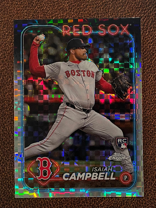 Isaiah Campbell - 2024 Topps Chrome - XFractor - Red Sox