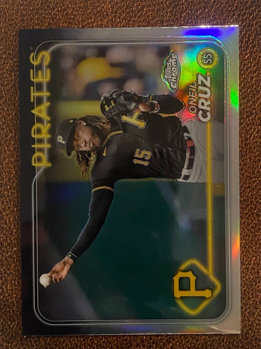 Oneil Cruz - 2024 Topps Chrome - Refractor - Pirates