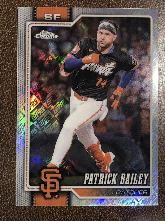 Patrick Bailey - 2026 Topps Chrome - Fanatics Topps Foil - Giants