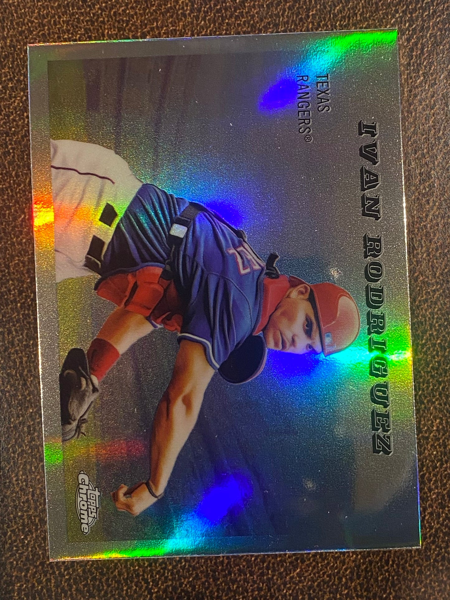 Ivan Rodriguez - 2025 Topps Chrome Platinum - 1955 Topps Rails And Sails - Rangers