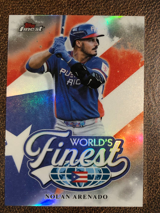 Nolan Arenado - 2026 Topps Finest - World's Finest Refractor - Diamondbacks