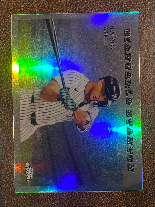 Giancarlo Stanton - 2025 Topps Chrome Platinum - 1955 Topps Rails And Sails - Yankees