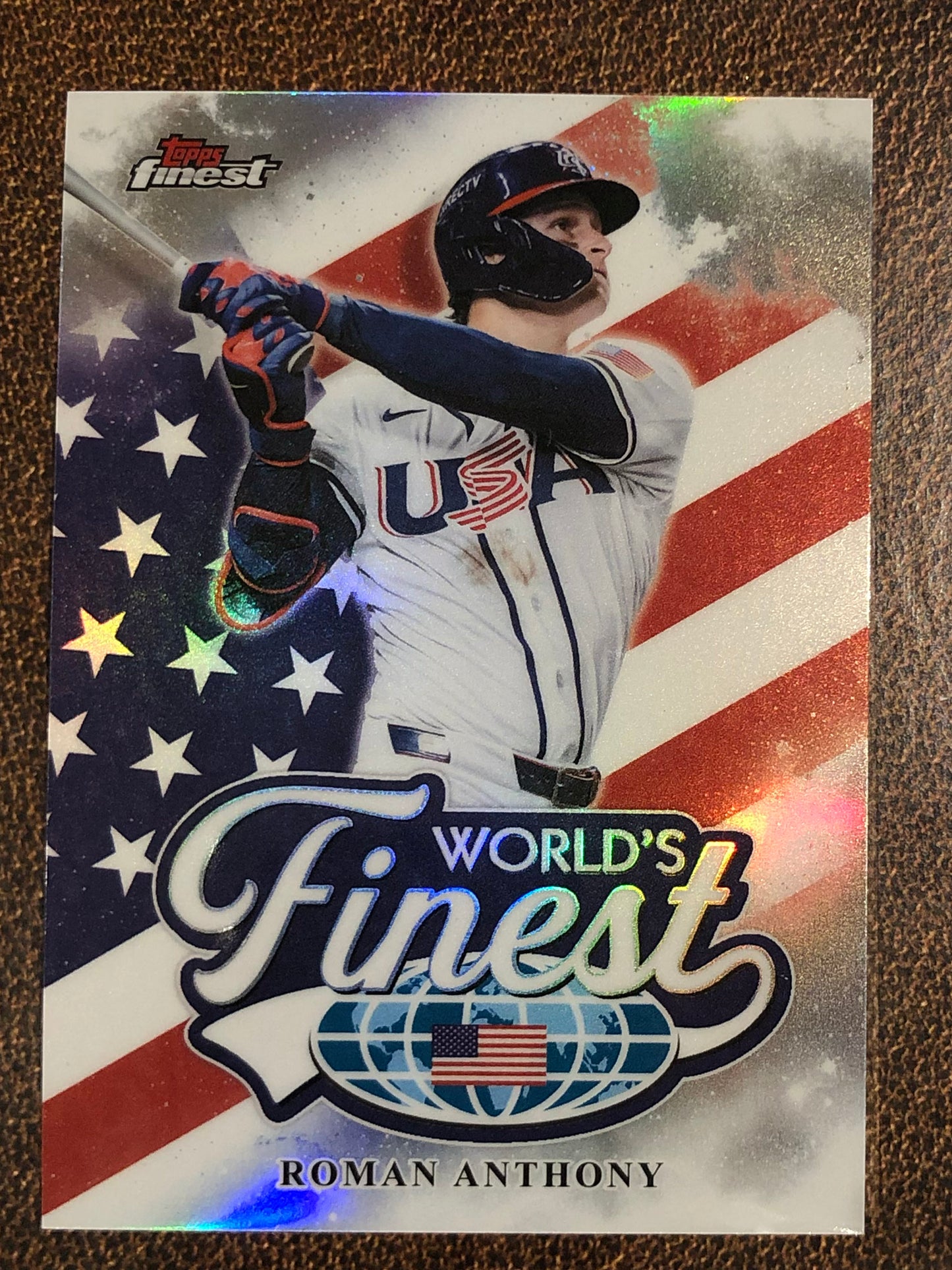 Roman Anthony - 2026 Topps Finest - World's Finest Refractor - Red Sox