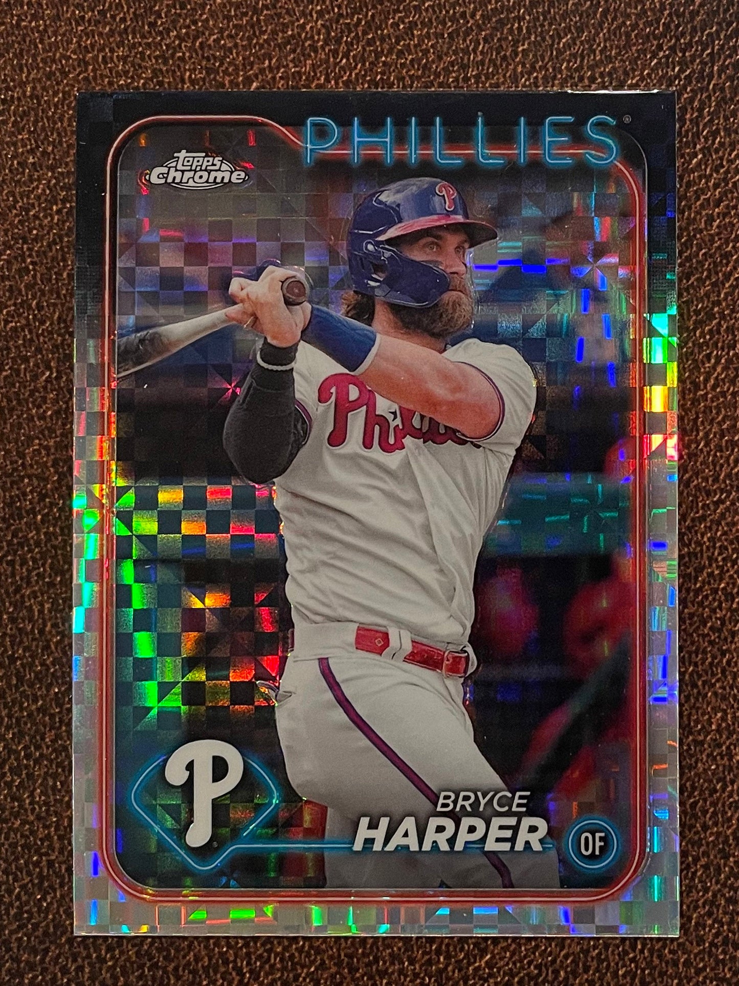 Bryce Harper - 2024 Topps Chrome - XFractor - Phillies