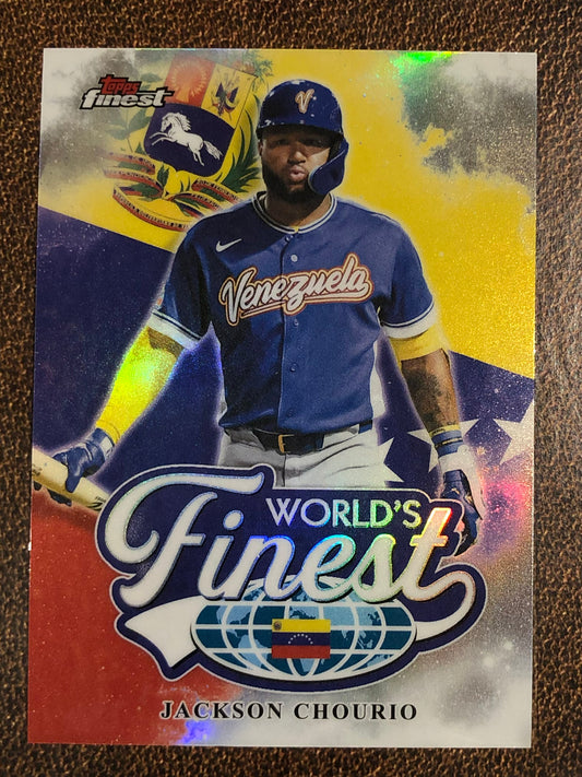Jackson Chourio - 2026 Topps Finest - World's Finest Refractor - Brewers