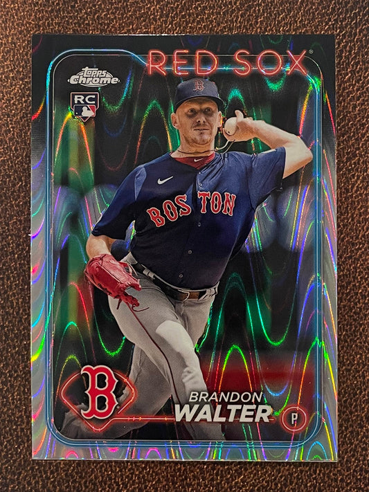 Brandon Walter - 2024 Topps Chrome - Raywave Refractor - Red Sox