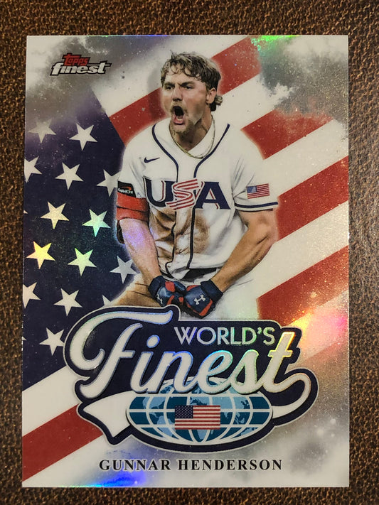 Gunnar Henderson - 2026 Topps Finest - World's Finest Refractor - Orioles