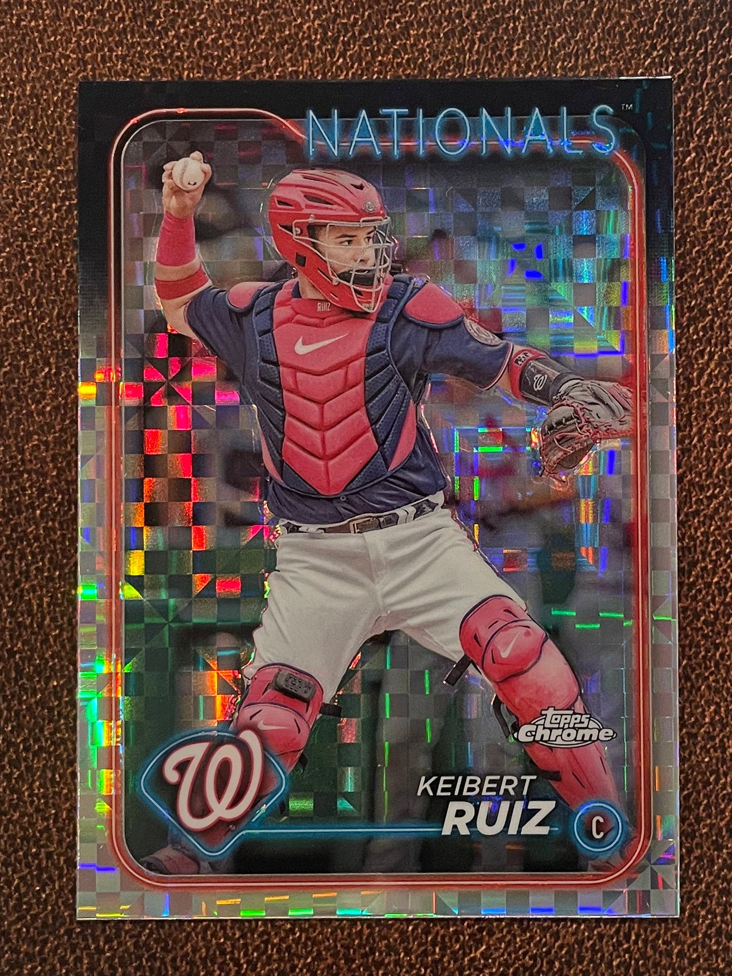 Keibert Ruiz - 2024 Topps Chrome - XFractor - Nationals