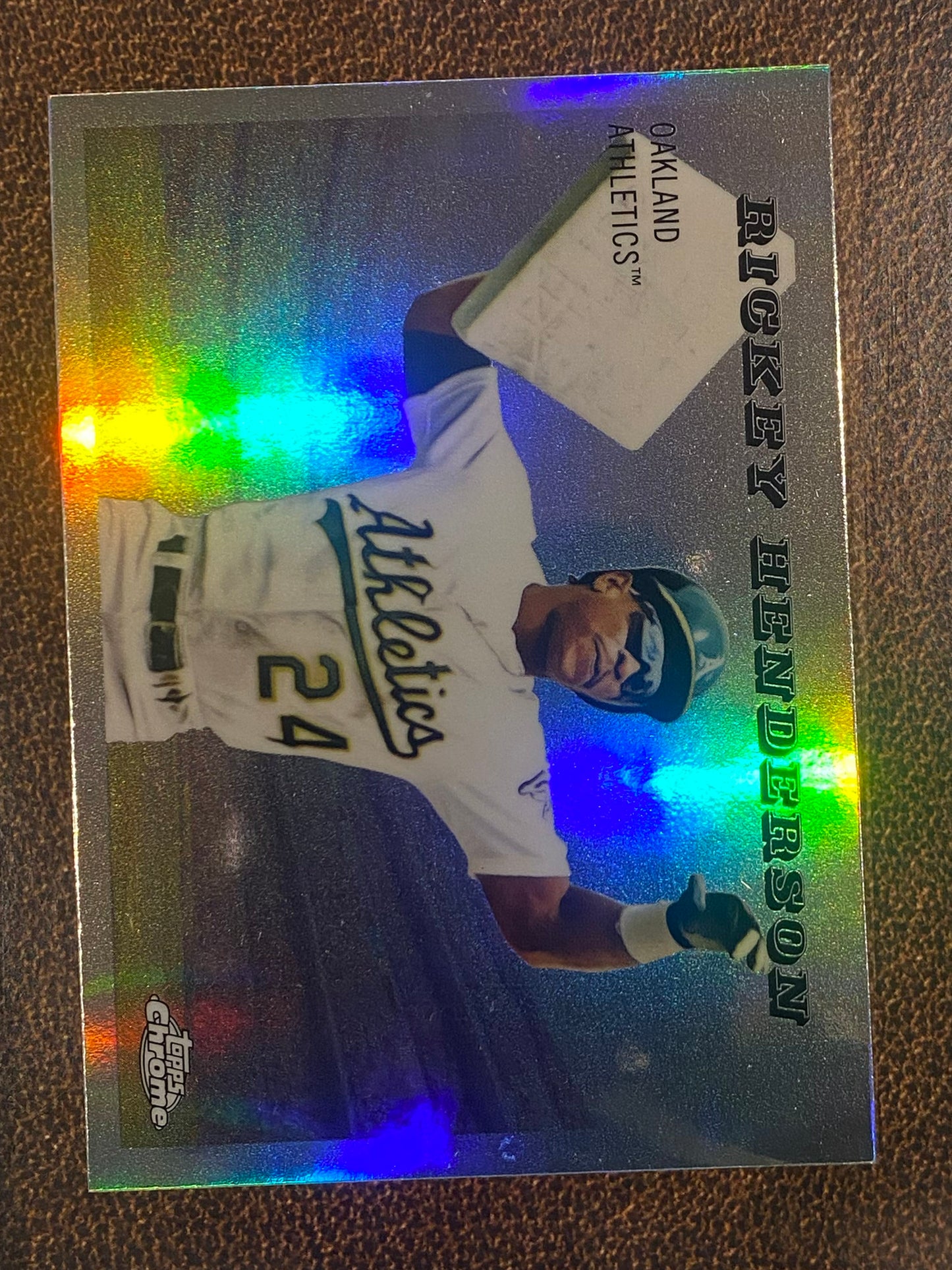 Rickey Henderson - 2025 Topps Chrome Platinum - 1955 Topps Rails And Sails - Yankees
