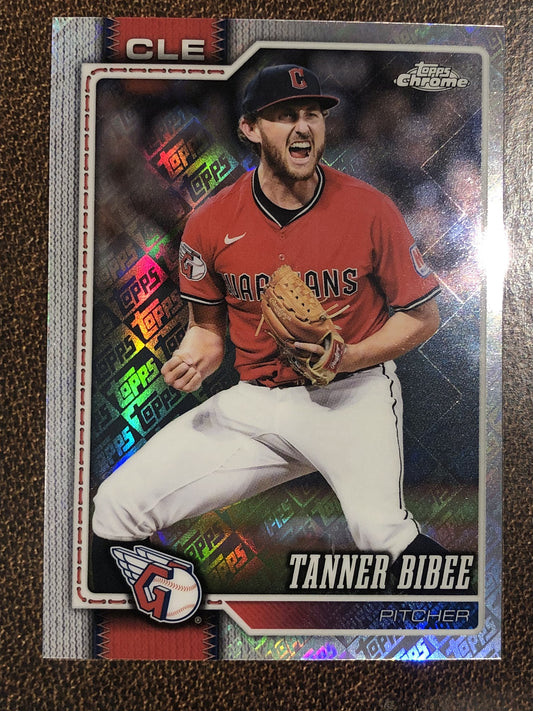 Tanner Bibee - 2026 Topps Chrome - Fanatics Topps Foil - Guardians