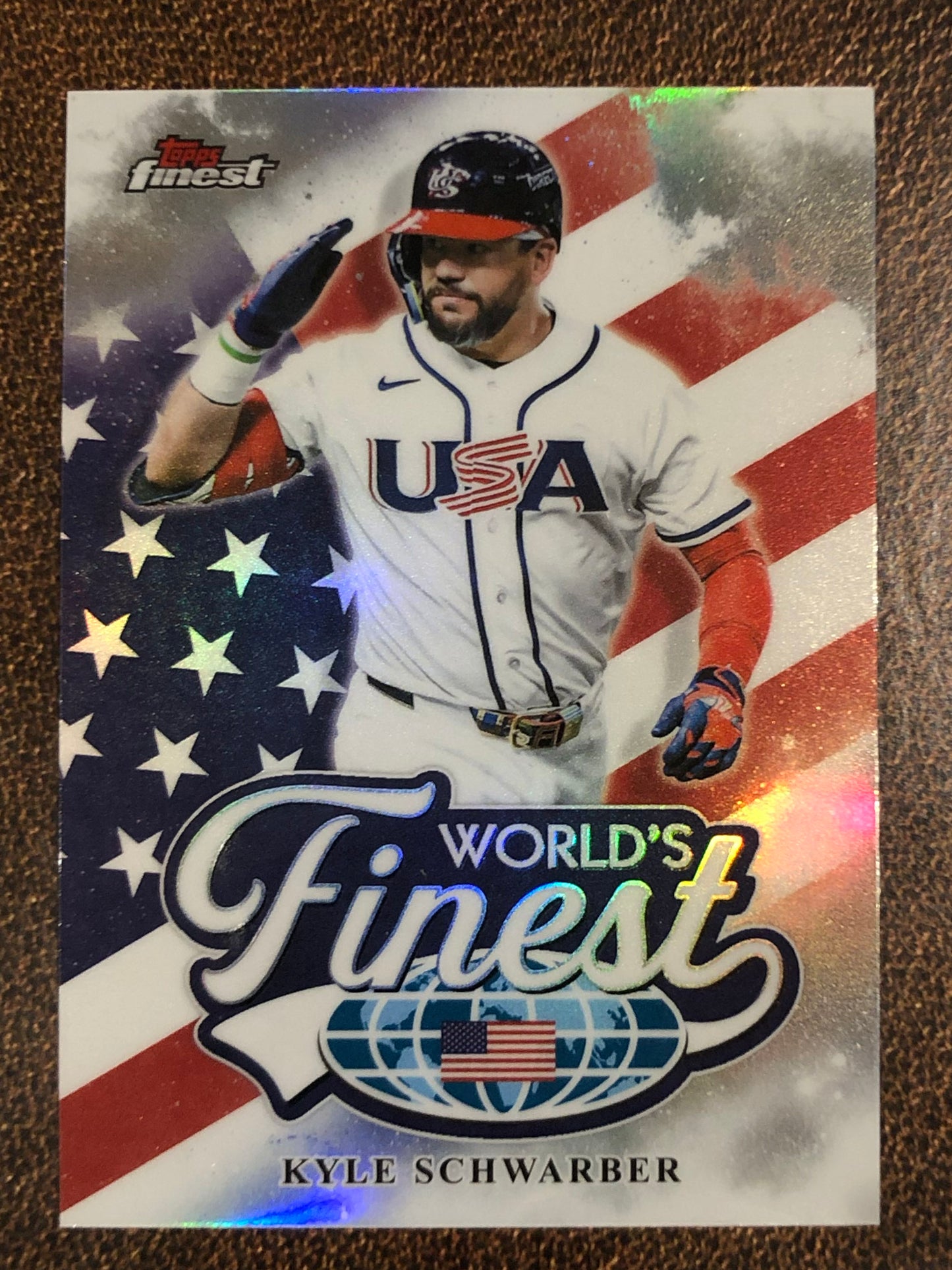Kyle Schwarber - 2026 Topps Finest - World's Finest Refractor - Phillies
