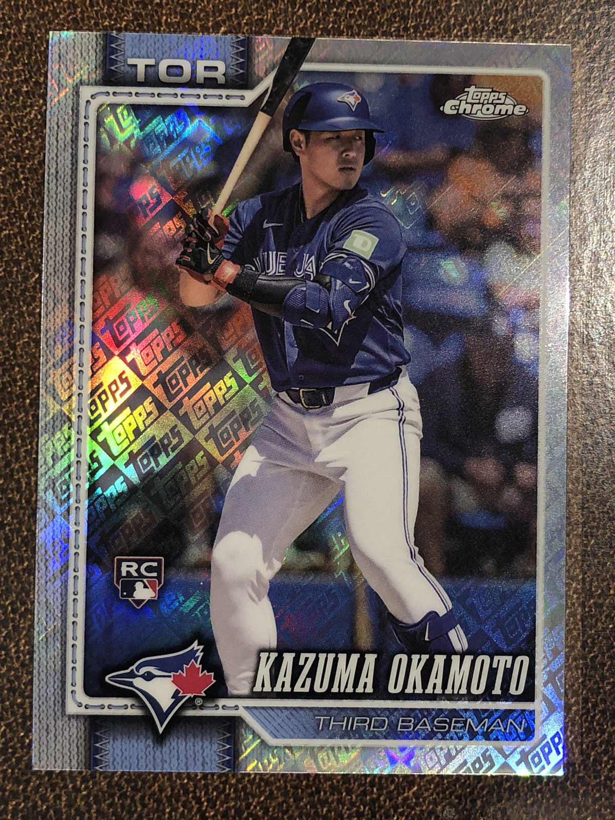 Kazuma Okamoto - 2026 Topps Chrome - Fanatics Topps Foil - Blue Jays