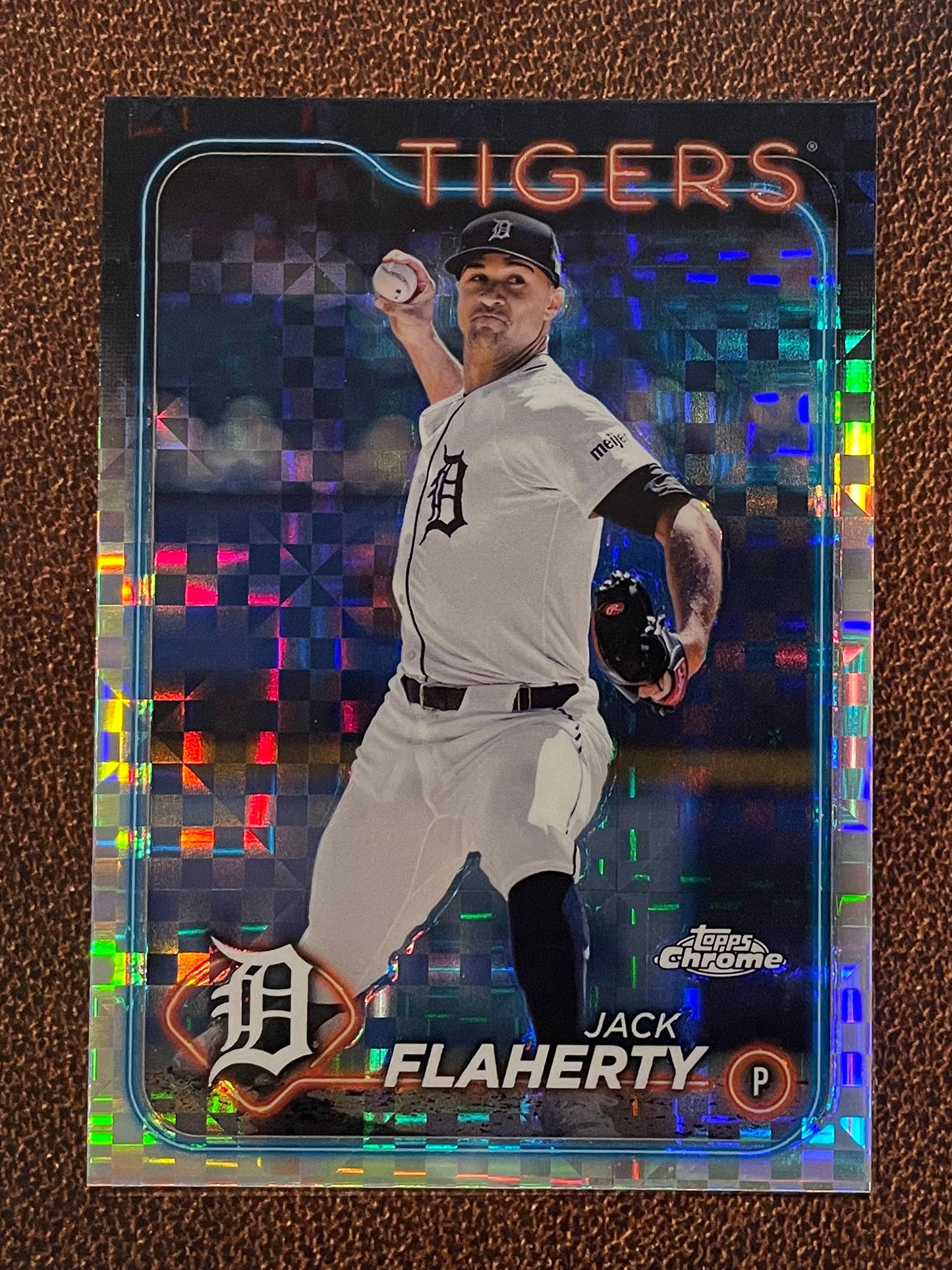 Jack Flaherty - 2024 Topps Chrome - XFractor - Tigers