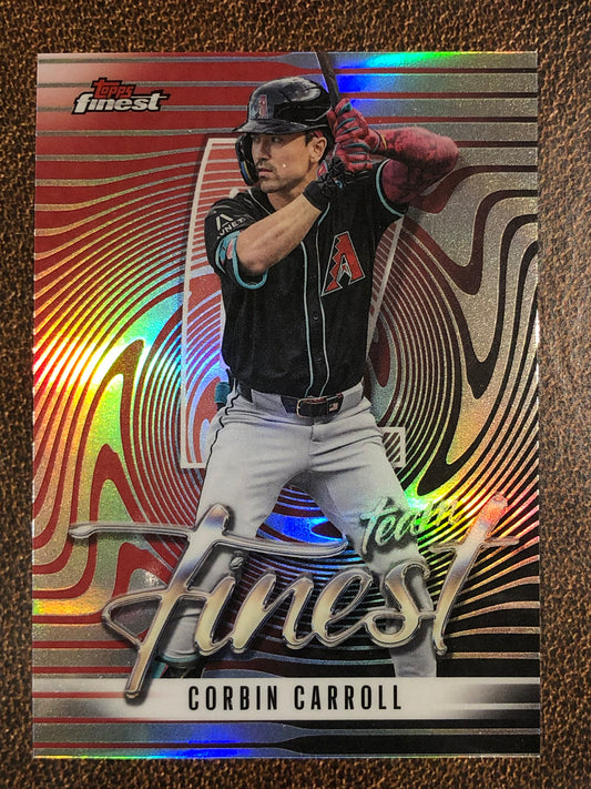 Corbin Carroll - 2026 Topps Finest - Team Finest Refractor - Diamondbacks