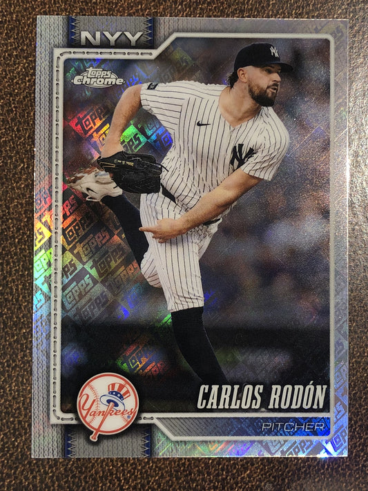 Carlos Rodon - 2026 Topps Chrome - Fanatics Topps Foil - Yankees