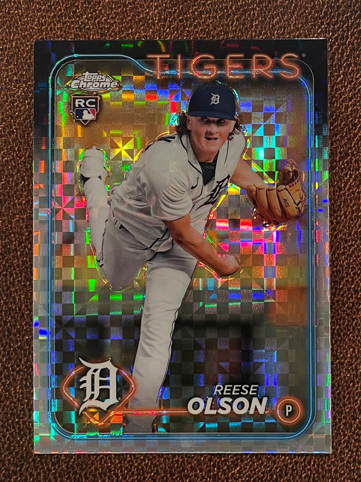 Reese Olson - 2024 Topps Chrome - XFractor - Tigers