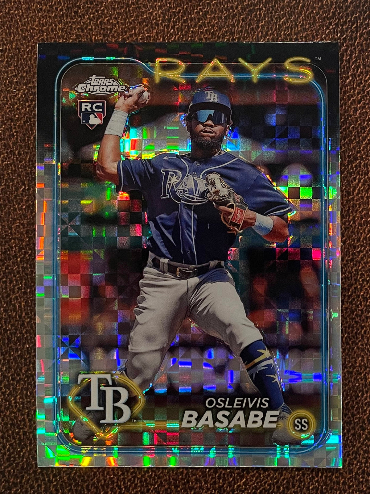 Basabe Rays Osleivis Basabe - 2024 Topps Chrome - XFractor - Rays – Western NY ...