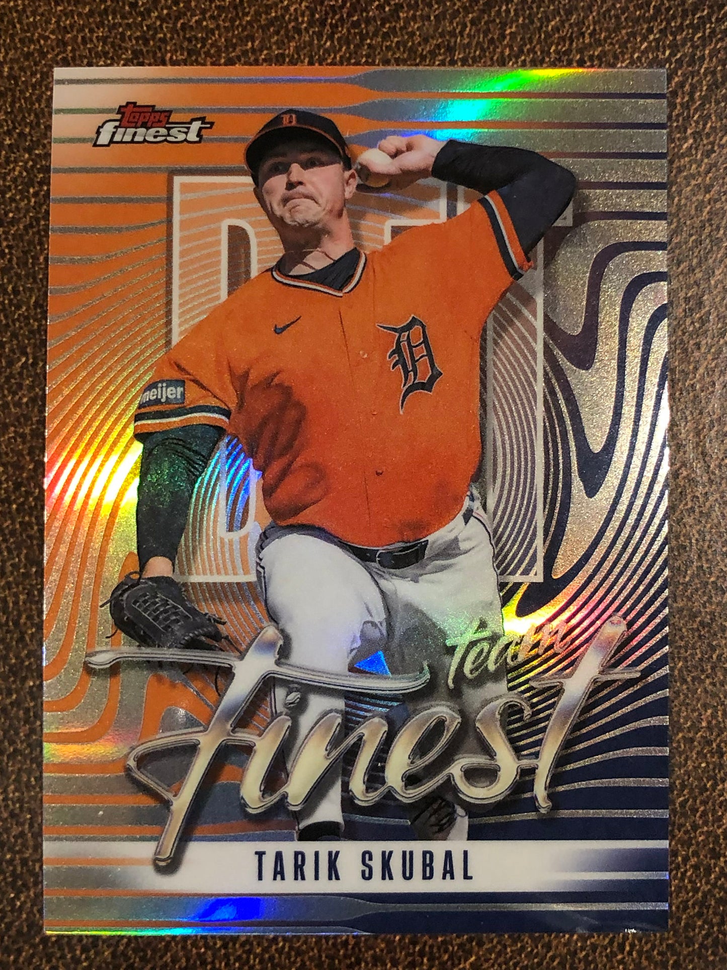 Tarik Skubal - 2026 Topps Finest - Team Finest Refractor - Tigers