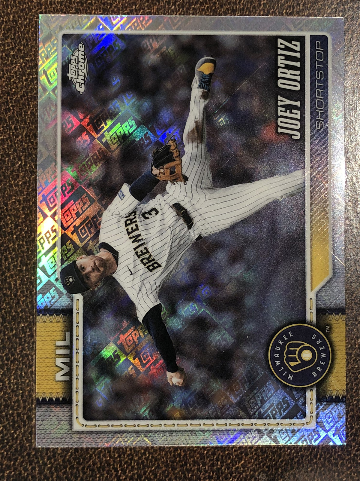 Joey Ortiz - 2026 Topps Chrome - Fanatics Topps Foil - Brewers