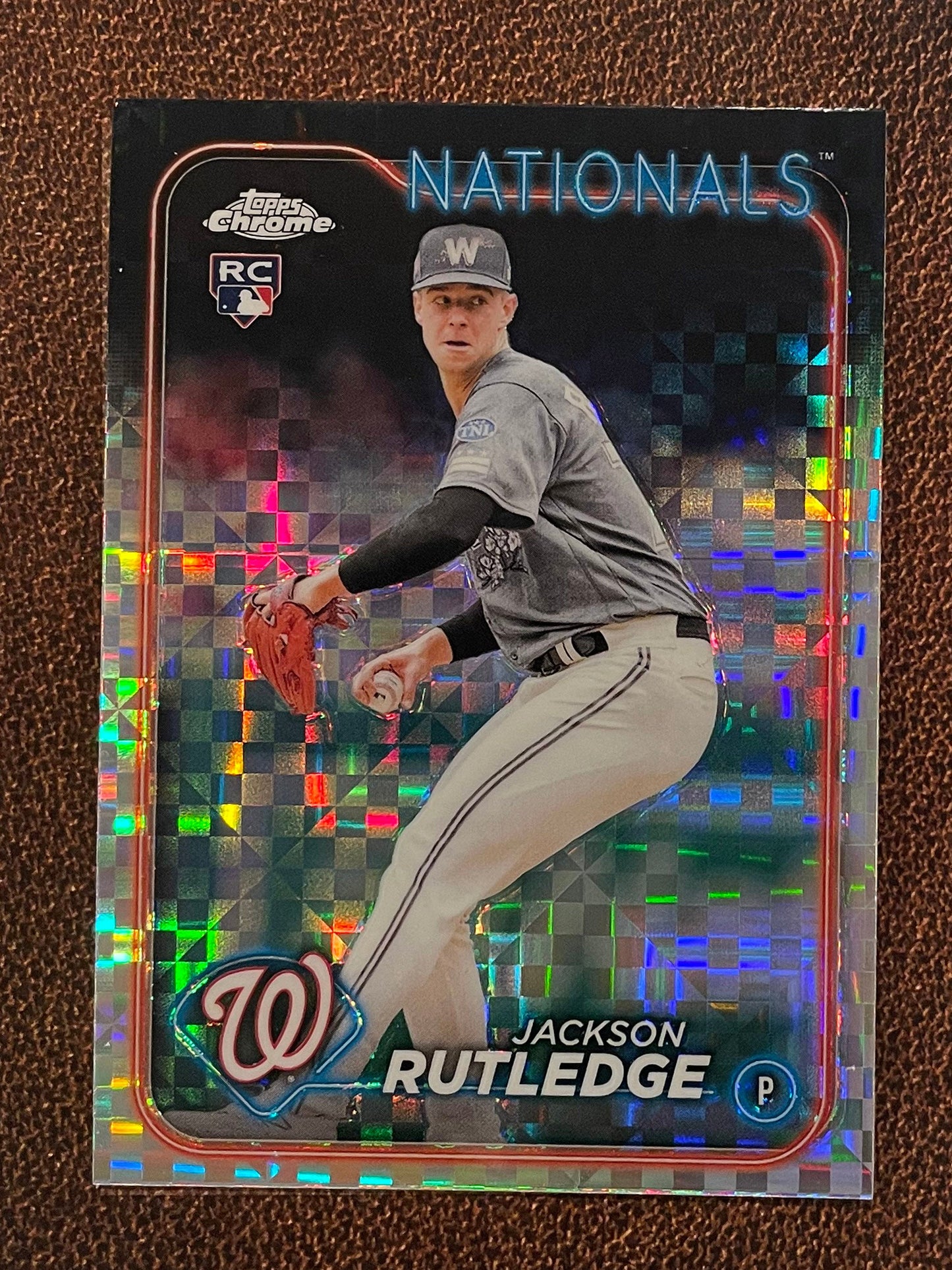 Jackson Rutledge - 2024 Topps Chrome - XFractor - Nationals