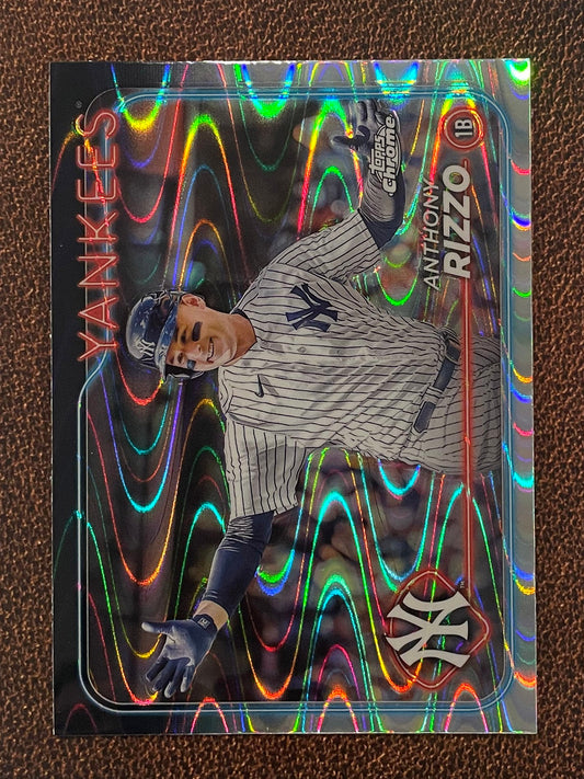 Anthony Rizzo - 2024 Topps Chrome - Raywave Refractor - Yankees