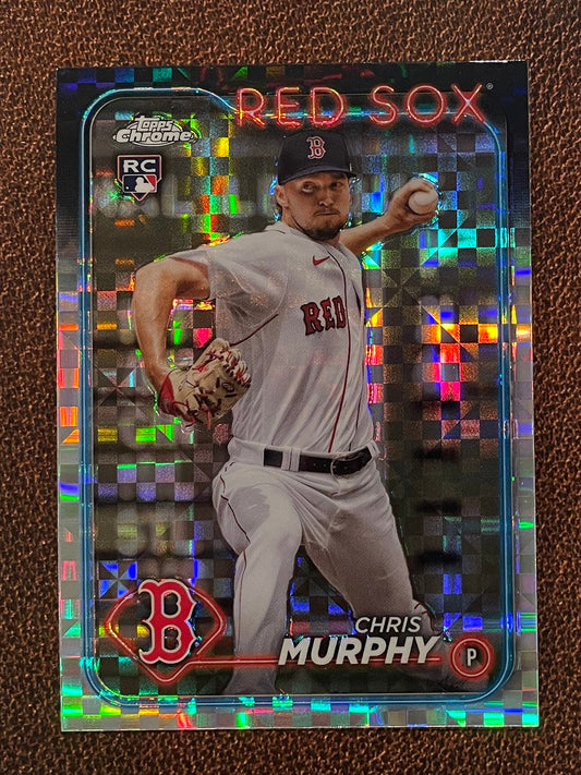 Chris Murphy - 2024 Topps Chrome - XFractor - Red Sox