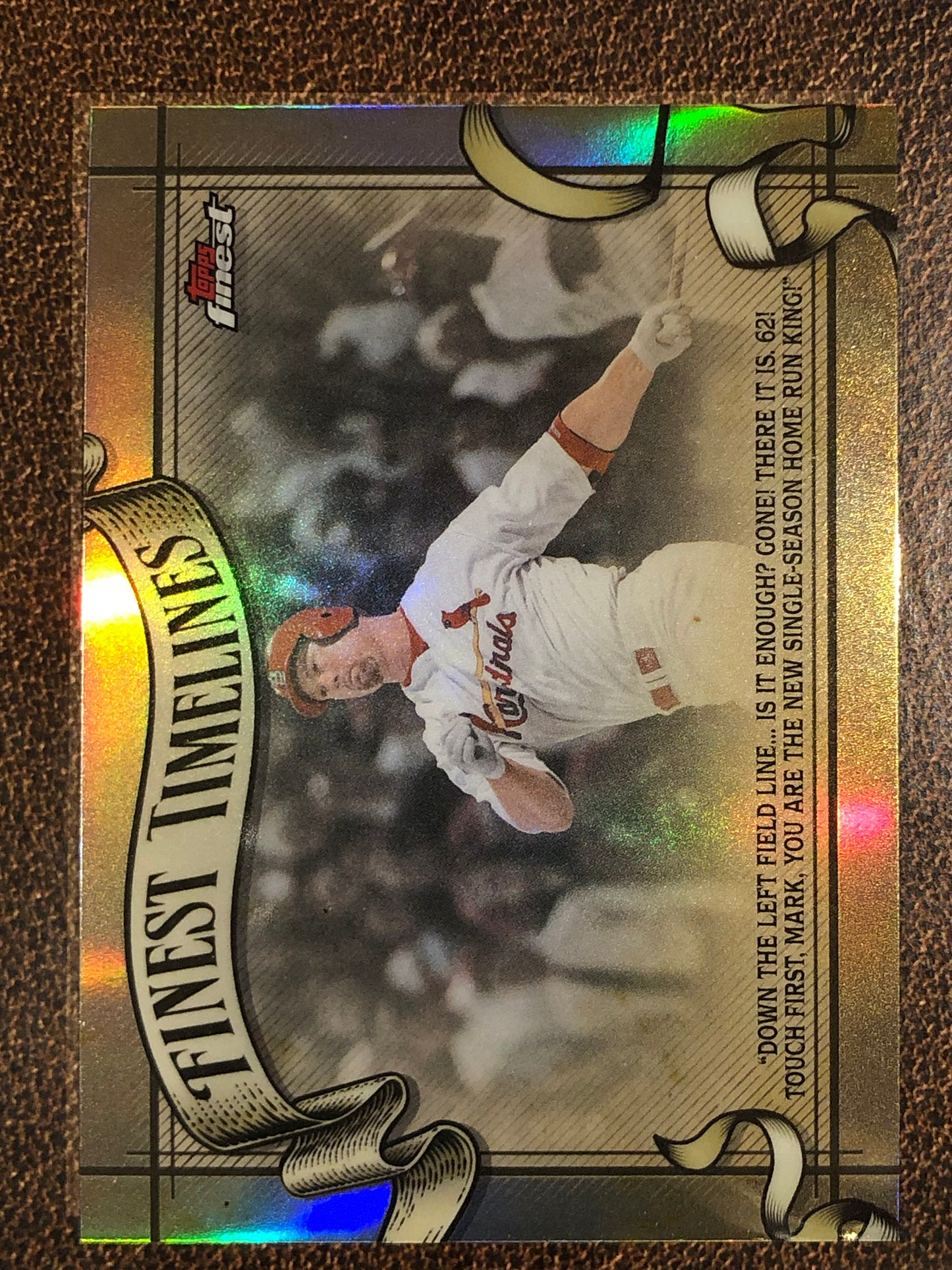 Mark McGwire - 2026 Topps Finest - Finest Timelines Refractor - Cardinals