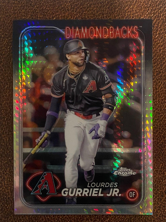 Lourdes Gurriel Jr. - 2024 Topps Chrome - Prism Refractor - Diamondbacks